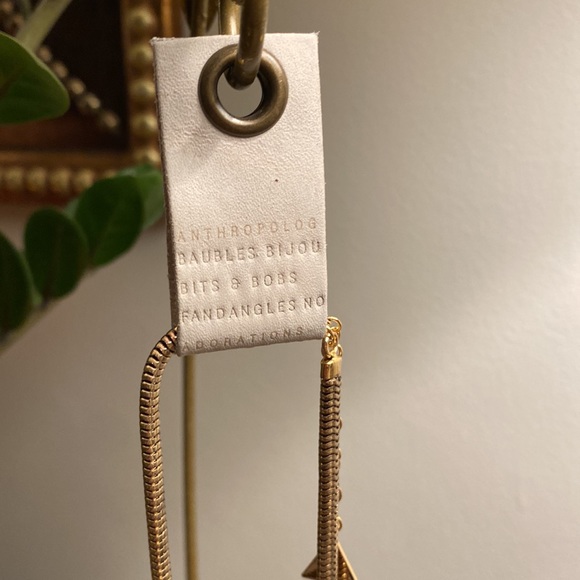 COPY - Anthropologie, serefina gold chain / crystal necklace, NWT!! - Picture 3 of 8